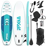 SUP Board, Aufblasbares Stand Up Paddling Board Set Breites Stabiles Design 320×80×15cm/335x80x15cm bis 200KG mit Komplettes Zubehör, Stand Up Paddle Board Surfbrett Surfboard für Kinder & Erwachsene