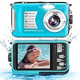 YISENCE Unterwasserkamera 1080P Full HD 30MP 16X Digitalzoom wasserdichte Kamera 10FT Unterwasserkamera zum Schnorcheln