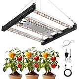 Jaxguom LED Pflanzenlampe 150W, Vollspektrum LED Grow Lampe Dimmbar, Ideal als Wachstumslampe für Zimmerpflanzen, Blumen, Gemüse in Hydrokultur & Growzelt, 3 Stück