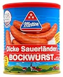 Metten Dicke Sauerländer Bockwurst, 6er Pack (6 x 400g)