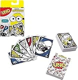 Mattel Games GKD75 UNO Edition zum Minions Film - The Rise of Gru von Illumination, Kartenspiel für Kinder und Familien, Minions 2, Für Kinder ab 7 Jahren, Mit 112 Karten