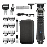 Wahl Pro Series High Visibility Trimmer, dicht schneidender Schneidsatz, Lithium-Ion, völlig abwaschbar Barttrimmer, Grooming Kit, austauschbare Köpfe, kabellos, dicht schneidend