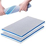 UESDU 2 Stück 8D Filterwatte Aquarium, Filtermatte 30x20cm Filterschaum Wabenstruktur Aquarium Filterschwamm Wiederverwendbar Filtermatten Zuschneidbar für Hochwirksam Wasserreinigung