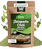 Jalapeno gemahlen Monte Nativo (150g) - Fein gemahlener Jalapeño Pfeffer - Schonend getrocknete und aromatische Gewürze ideal zum Kochen und Würzen - Intesives Aroma und Geschmack