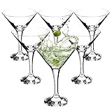 KADAX Martinigläser, 175ml Cocktailgläser aus hochqualitativem Glas, Spülmaschinenfeste Longdrinkgläser, Partygläser, Gläser-Set für Party, Geschenk, Bar (6x175ml) …