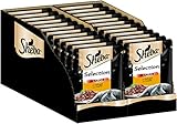 Sheba Katzennassfutter Selection in Sauce, 24 Portionsbeutel, 24x85g – Katzenfutter nass, mit Geflügel