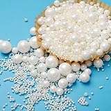 Essbare Süßigkeiten Kuchen Dekoration 120G Weiß Perle Zucker Geburtstag Halloween Thanksgiving Weihnachtsfeier Team Abendessen Kuchen Papier Tasse Kuchen Dessert Keks Zucker Streuen