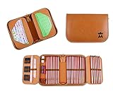 Leder Federtasche Federmappe Schüleretui 'Back to the Natur' 47tlg.