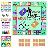 YAFLUG Adultopoly Paar Spiele für Paare Brettspiel, Romantisches Spiel für Verliebte Erwachsene, Ideal für Paareabende zum Aufheizen der Gefühle und Vertiefen der Beziehung, 1 Stück