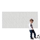 Gupcaqosjw Ballstoppnetze, Stoppnetz, Sport Barrier Net, Fußball-rücklaufnetz, Ball Stop Net, Fußballausdauer, Rebounder-Trainingswerkzeug, Nylon Practice Barrier Weather Proof