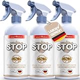 KRAFTKÖNIG Läuse Abwehrspray 3x 500 ml – Hochwirksames Läusespray für Umgebung, Möbel & Textilien – sofort einsatzbereit mit Langzeitschutz gegen Läuse & Nissen, Made in Germany