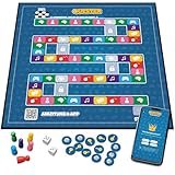 Quester - Das Brettspiel mit App, interaktives Quiz, Musikspiel, Wissens- und Familienspiel, Brettspiel für Freunde, Familie und Partys, 3-6 Personen, ab 12 Jahren