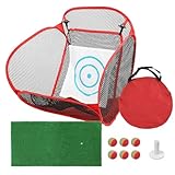 Chipping Net, Swing Trainingshilfe, tragbare Größe, Indoor-Golf-Zielzubehör, Outdoor-Heimausrüstung für Golf-Übungen, lustiges Werkzeug für Männer, Vater, Großvater, Ehemann und Anfänger