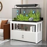 Robuster Metall-Aquariumständer mit Aufbewahrungsschrank für Aquarien, Schildkrötenbecken und Reptilien-Terrarien