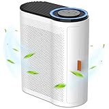 CONOPU Luftreiniger Allergiker HEPA H13 Filter, CADR 230m³/h, up to 50㎡, Air Purifier Echtzeit Luftqualitätsüberwachung, Luftfilter Wohnung Auto-Modus, Luftreiniger Raucherzimmer Schwarz