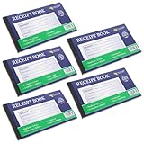 SEWOART 5 Teiliges Englisches Quittungsbuch Geldquittungsbuch Rechnungsformulare Restaurantbestellformular Geschäftsquittungsbuch Geschäftsbestellformular Rechnungsbuch Zur