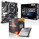 Memory PC Aufrüst-Kit Bundle Ryzen 7 5700X 8X 4.6 GHz Prozessor, 32 GB DDR4, A520M-A II Mainboard (zusammengebaut inkl. Bios Update + Funktionskontrolle)
