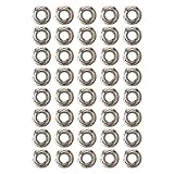 40-teiliges M10x1,25-mm-Flanschmuttern-Set aus Rostfreiem Edelstahl, Feines Flanschmuttern-Set Zur Befestigung