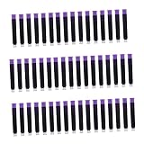 HOMSFOU 150Stücke Praxisstift Tintenpatronen Löschbare Tintenpatronen für Füllfederhalter Nachfüllbar Violette für Schule und Büro Umweltfreundliches Zubehör