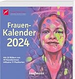 Frauen-Kalender 2024: Mit 53 Bildern von 40 Künstlerinnen inklusive 11 Postkarten
