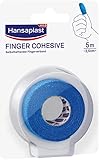 Hansaplast Selbsthaftender Fingerverband (5 m x 2,5 cm), Verbandsmaterial zur Fixierung von Wundauflagen an den Fingern, hautfreundlicher Verband einfach per Hand reißbar