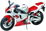 Tamiya 300014073-1:12 Yamaha YZF-R1 1000ccm 1997 Street, Mittel, Weiß