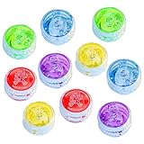 Lotvic LED Yoyo Spielzeug, Reaktives Kugellager JoJo, 10PCS Leuchtend Yoyos mit Licht Effekt, LED Licht Jo-Jo für Kinder Kunststoff, LED Licht Yoyo Responsive Ball