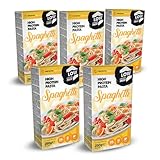 Forpro CarbControl 5er Packung High Protein Low Carb Pasta Spaghetti - Gesund, Kohlenhydratarm, Langanhaltend sättigend, Vegan Nudeln