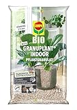 COMPO Bio GRANUPLANT Indoor Drainage- und Pflanzgranulat – 100 Prozent natürlicher Bimsstein – nachhaltige Alternative zu Blähton – 6 Liter