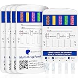 5x LuxmedIQ Drogenschnelltest für 10 Drogenarten - Drogentest Multi 10 für Urin - Drogenscreening auf alle gängige Drogenarten - Cannabis THC, Kokain, Amphetamin, Ecstasy, Opiate, Methamphetamin &mehr