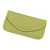 RFID Signalblocking-Tasche Kreditkartenhüllen, Keyless Go Schutz für Autoschlüssel Funkschlüssel Abschirmung Strahlenschutz Tasche(Grün)