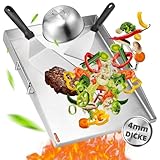 Gutenguy Premium Plancha Grillplatte Set - 40 x 30 cm - Grillplatte für BBQ Gasgrill & Kohlegrill - 4mm Dicke Plancha Gasgrill - Edelstahl mit 1 Burgerglocke & Grillspachtel Set