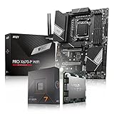 Aufrüst-Kit Bundle Ryzen 7 9700X 8X 5.5 GHz Prozessor, MSI Pro X670-P WiFi, be Quiet! Pure Rock Slim 2 (Komplett fertig zusammengebaut inkl. Bios Update und Funktionskontrolle)