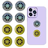 8 Stück EMF Strahlenschutz Handy Aufkleber, 28 mm Strahlung Abschirmung Sticker, Strahlenblocker Selbstklebende Schutzaufkleber, für mobile Smartphones, Laptop, Tablet, elektronische Produkte