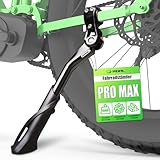 RBRL Fahrradständer 24-29 Zoll, Höhenverstellbarer Aluminium Seitenständer mit Rutschfestem Fuß, Fahrrad ständer für Mountainbike, Trekkingrad, Cityrad und E-Bike, Extra Stabil bis 45 kg Belastung