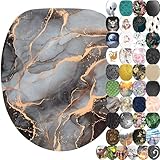 Sanilo WC Sitz mit Absenkautomatik, viele neue Toilettendeckel zur Auswahl, hochwertige Oberfläche, einfache Montage, stabile Scharniere (Marmor Abstrakt)