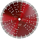 PRODIAMANT Turbo Diamant-Trennscheibe Beton 350mm x 20 mm Segmenthöhe 15mm