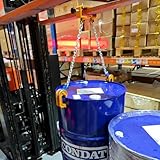 Robuste Gabelstapler-Trommelklemme – 500 kg Ölfass Hebeklemme für Sattelwagen, Traktorgabeln und Hebezeuge