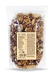 KoRo - Edelnussmischung 1 kg - 100 % Nüsse - Hoher Ballaststoffgehalt - Mischung aus Mandeln, Paranüssen, Cashewkernen, Walnüssen und Haselnüssen