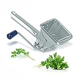Metaltex Stainless Steel Rotary Herb Cutter, Silver