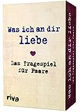 riva Verlag Was ich an dir liebe – Das Fragespiel für Paare: Tiefgründige und unterhaltsame Fragen für eine glückliche Beziehung. Das perfekte Geschenk zu Hochzeit, Jahrestag oder Valentinstag