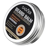 DEARMAMY Schnurrbartwachs Bartbutter Bart Feuchtigkeitscreme Bartlotion Bartcreme Für Männer Bartweichmacher Bartpflege Für Männer Schnurrbart Balsam Black Einfügen