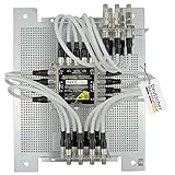 maxx.onLine Multischalter 8 Teilnehmer, 1 Satellit, Quad- & Quattro LNB tauglich, Sat Multischalter, Multiswitch auf Montageplatte vormontiert & sofort einsatzbereit