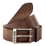 Levi's Herren NEW DUNCAN Gürtel, Braun (Dark Brown), 85