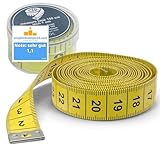 2 in 1 - Massband Maßband cm + INCH Schneidermaßband 150 cm in Aufbewahrungsbox