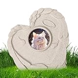 Gedenkstein für Haustiere, Gartenkiesel – Friedhofszeichen für Trauer und Trauer nach dem Verlust eines Haustiers