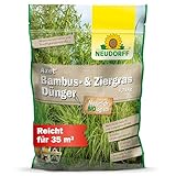 Neudorff Azet Bambus- & ZiergrasDünger – Bio Langzeitdünger sorgt für gleichmäßigen Wuchs und kräftig grünen Wuchs von Bambus und Ziergräsern, 1,75 kg