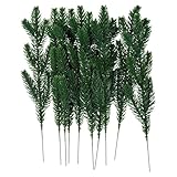 Ideen mit Herz Deko-Zweige | Kiefern-Zweige | Floristik | Kunstpflanze | Weihnachts-Dekoration | Winter | Tischdeko | Gesteck | 30cm lang | 10 Stück