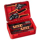PEBA Solarstecker Crimpzange Set, 14 Paars IP68 Solarstecker, Crimper, Solar Crimp Zange 1.5-6.0 mm² für Solarpanel PV Solarkabel, mit Pro Abisolierzange | Crimpwerkzeug für Solaranlage Photovoltaik