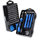 SHARDEN Feinmechaniker Schraubendreher Set, 122 in 1 Mini Präzisions Werkzeug Kit mit Torx T2 T5 T6 T8 T9, Handy Reparatur Set für Uhr, PC, Brille, PS, Kamera, iPhone mit 1 Magnetische Pad